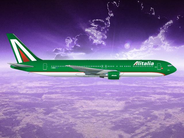 Alitalia Green livery.jpg