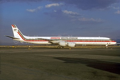 Emery Worldwide DC-8-73F N870TV (88-A CF Co)(Grd) MEX (CV)(46)-L.jpg