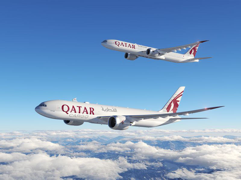 Qatar Airways GE9X 777 8Freighter