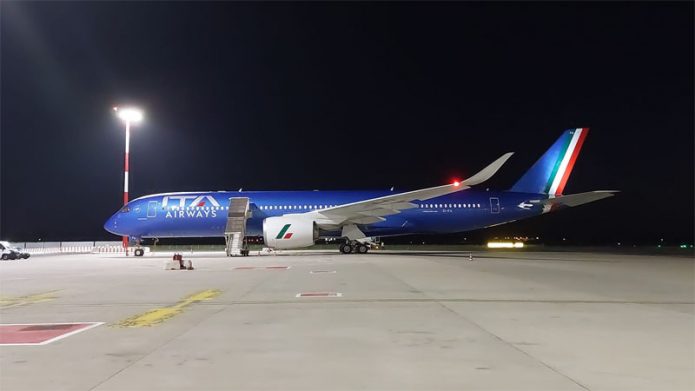 First ITA Airways A350 in Roma © ITA Airways