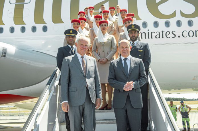 Emirates A380 ILA Berlin 2022