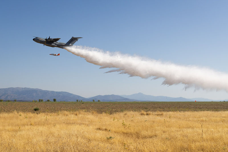 A400M Firefighting tests
