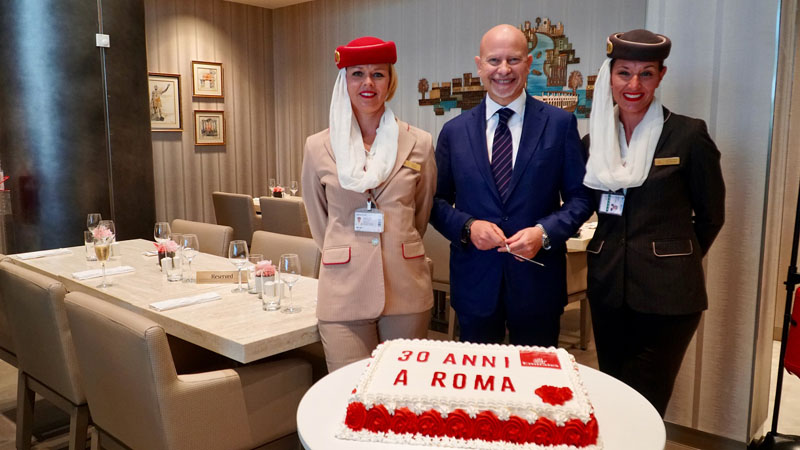 Emirates 30 anni Roma