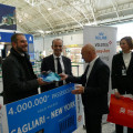SOGAER 4milioni passeggeri premiazione passeggero De Nicola