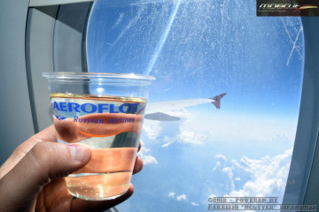 In-flight drink - SU - MXP-SVO 23-08-2018