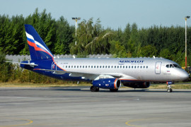 SSJ100 @Kazan airport - SU - 28-08-2018