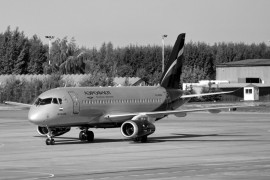 SSJ100 @Kazan airport - SU - 28-08-2018