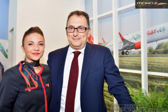 Giancarlo Celani & cabin crew - AlbaStar