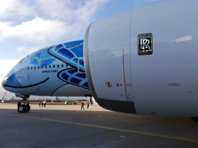 Roll-Out ANA A380 "flying Honu" - Hamburg - 12/12/2018