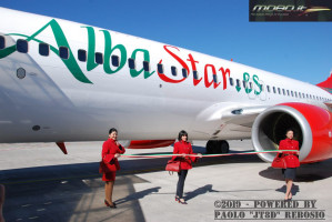 Albastar - presentazione velivolo "Pino d'Urso" - BGY - 05-03-2019