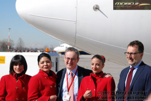 Albastar - presentazione velivolo "Pino d'Urso" - BGY - 05-03-2019