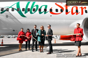 Albastar - presentazione velivolo "Pino d'Urso" - BGY - 05-03-2019