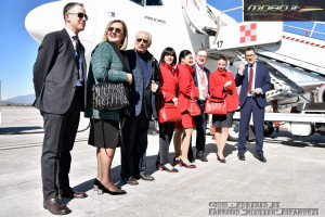 Albastar - presentazione velivolo "Pino d'Urso" - BGY - 05-03-2019