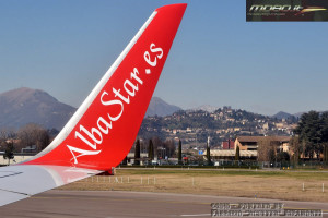 Albastar - presentazione velivolo "Pino d'Urso" - BGY - 05-03-2019