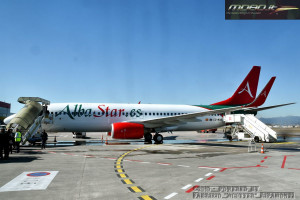 Albastar - presentazione velivolo "Pino d'Urso" - BGY - 05-03-2019