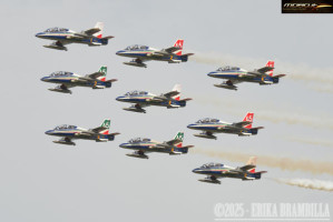 Le Frecce Tricolori festeggiano i 65 anni a Rivolto